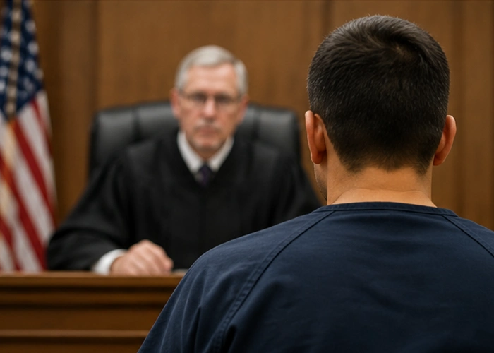 Lawyer Reviewing Documents with Client